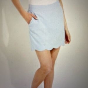Blue/White Seersucker Vineyard Vines Skort